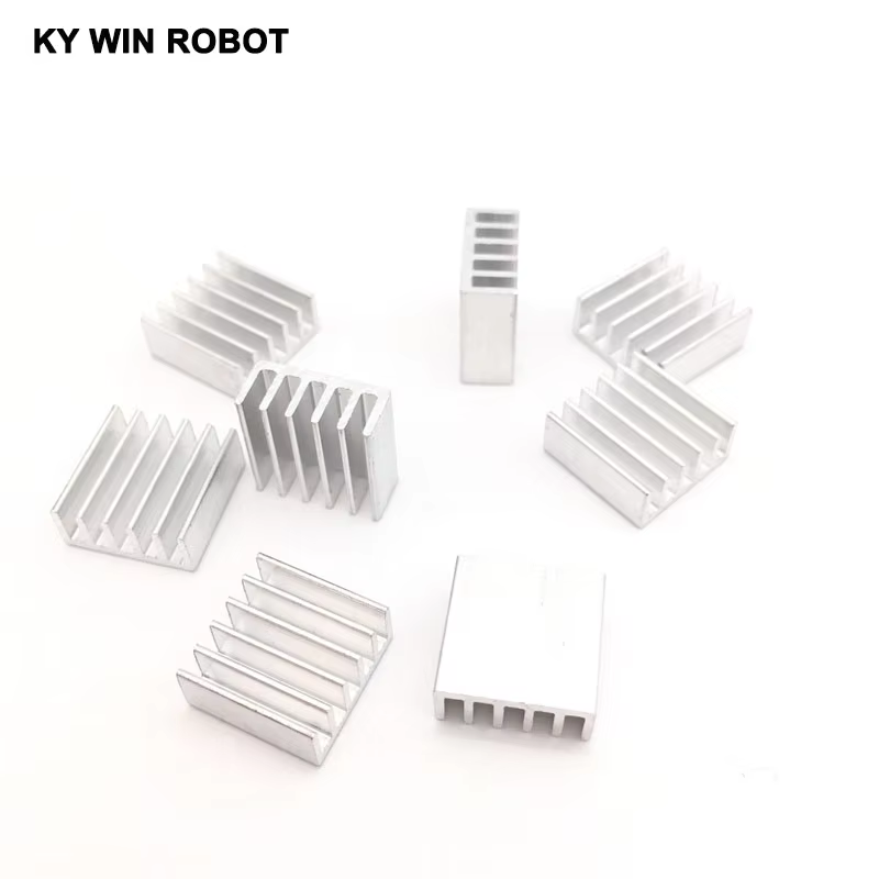 Heatsink - 50 buah pendingin aluminium ekstrusi 14x14x6mm