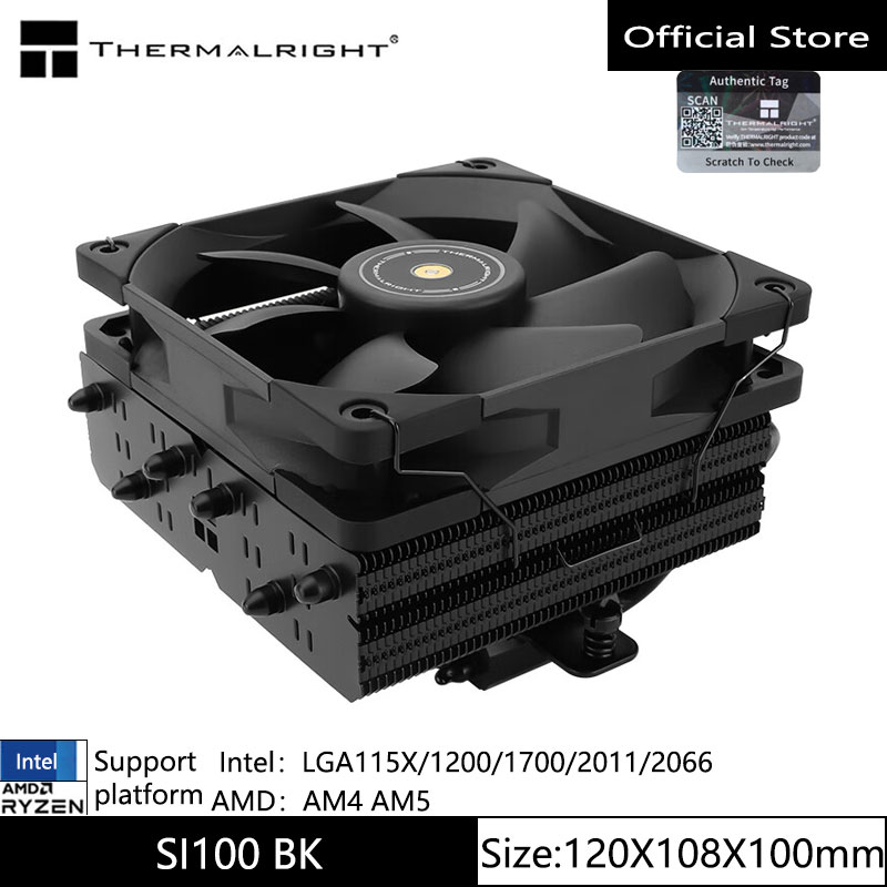 Air Cooler Cpu - Radiator termalright TR-SI-100 berpendingin udara tinggi