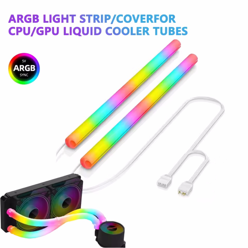 Aio Liquid Cooler - Selubung Lampu LED Neon ARGB 5V