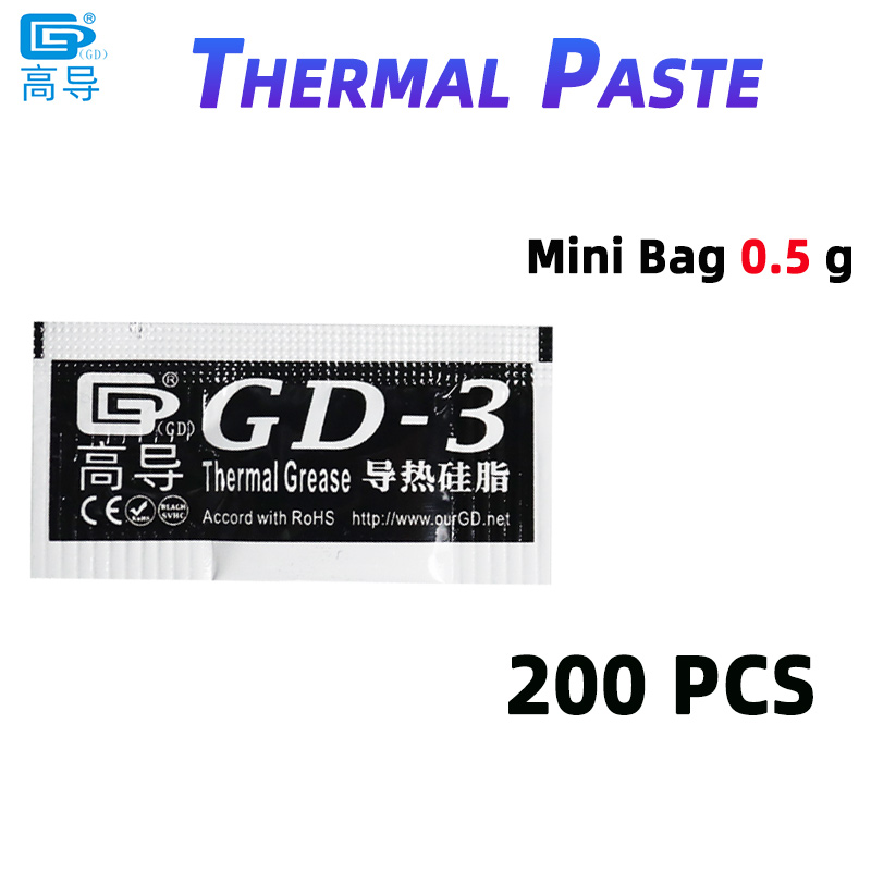 Berat Bersih 0,5 Gram, 200 bua - Thermal Paste ulasan dan harga