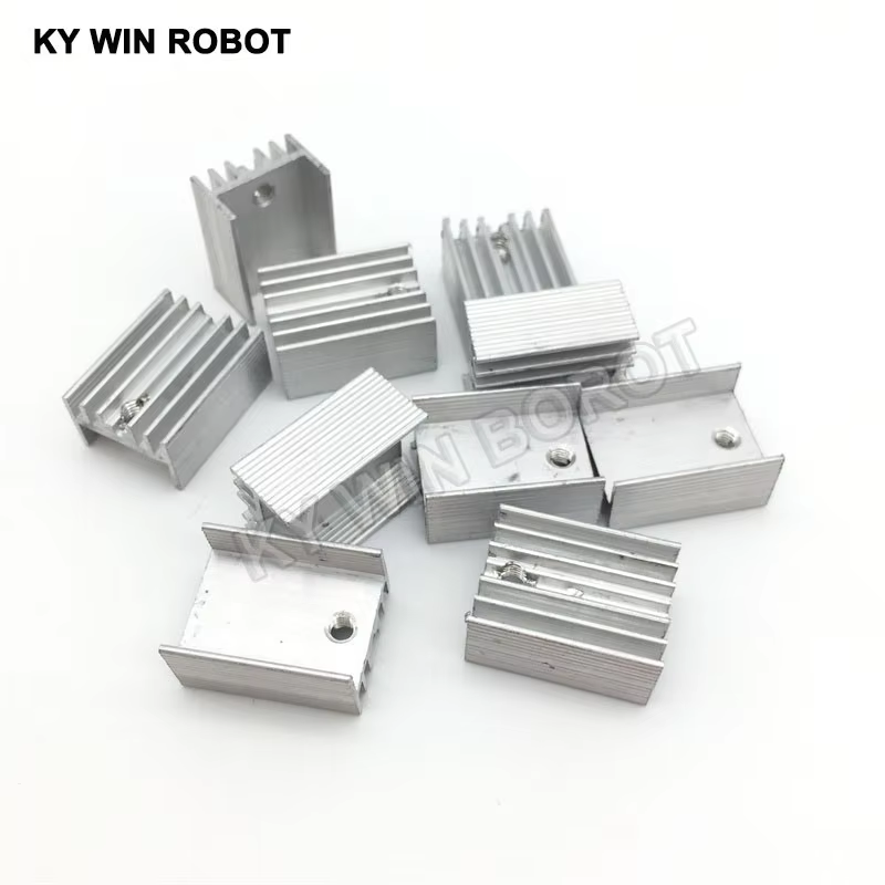 10 Buah Aluminium TO-220 Heats - Heatsink ulasan dan harga
